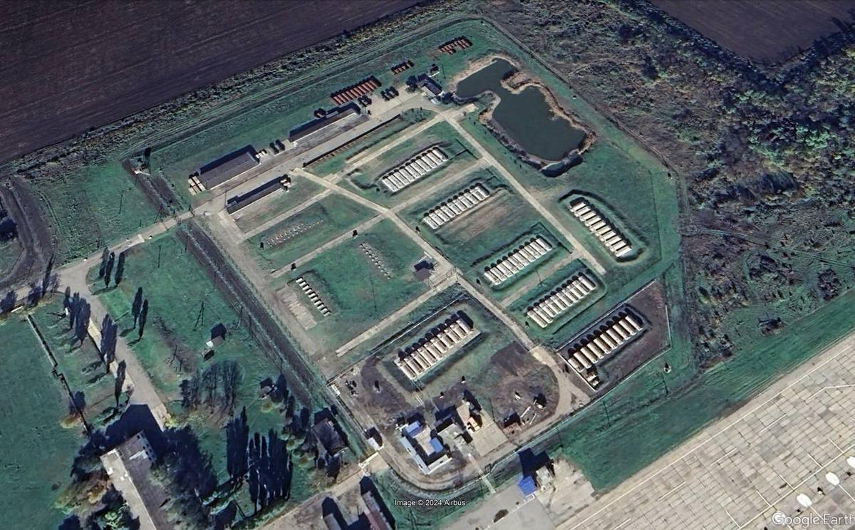 Склад ГСМ, расположенный на этом месте