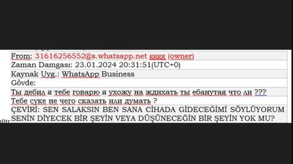 Переписка боевиков на русском языке перед терактом в Турции в WhatsApp