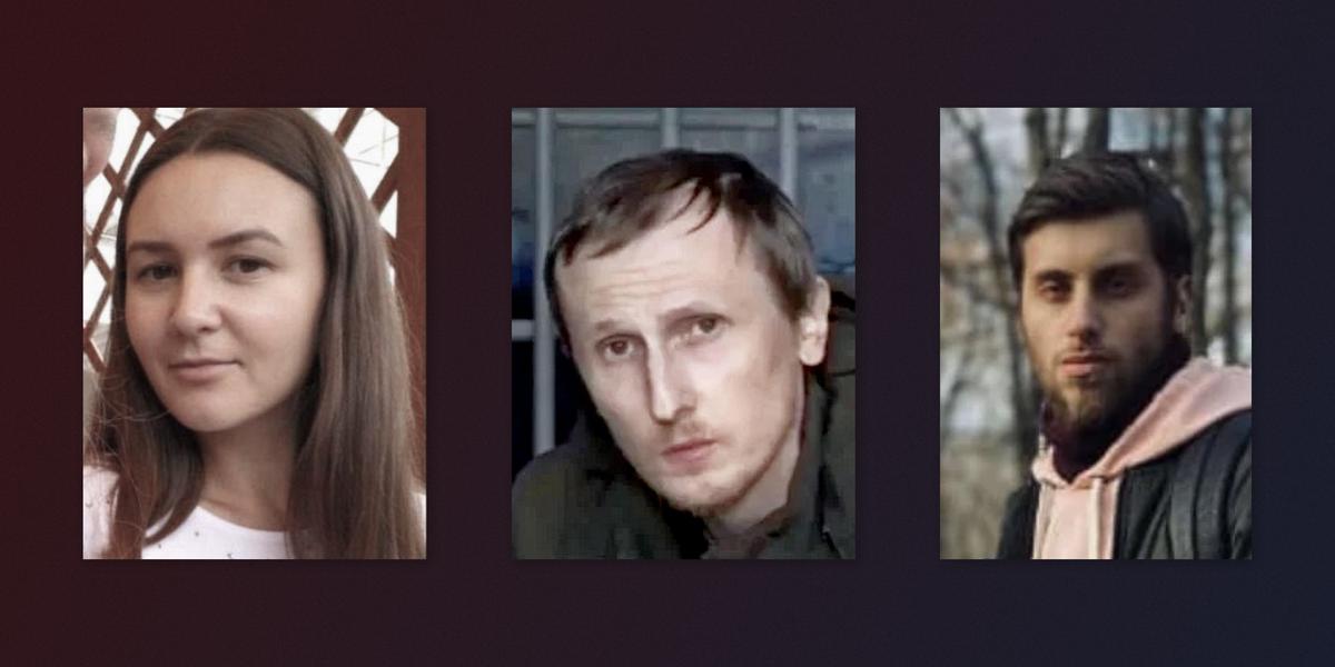 Journalists kidnapped in occupied Melitopol: Anastasia Hlukhovska, Heorhiy Levchenko, and Oleksandr Hershon