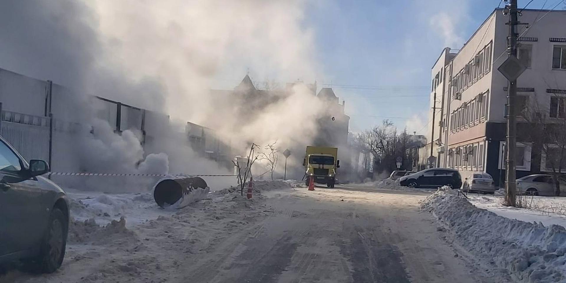 В Липецке 282 дома остались без отопления и горячей воды из-за аварии в  мороз –28