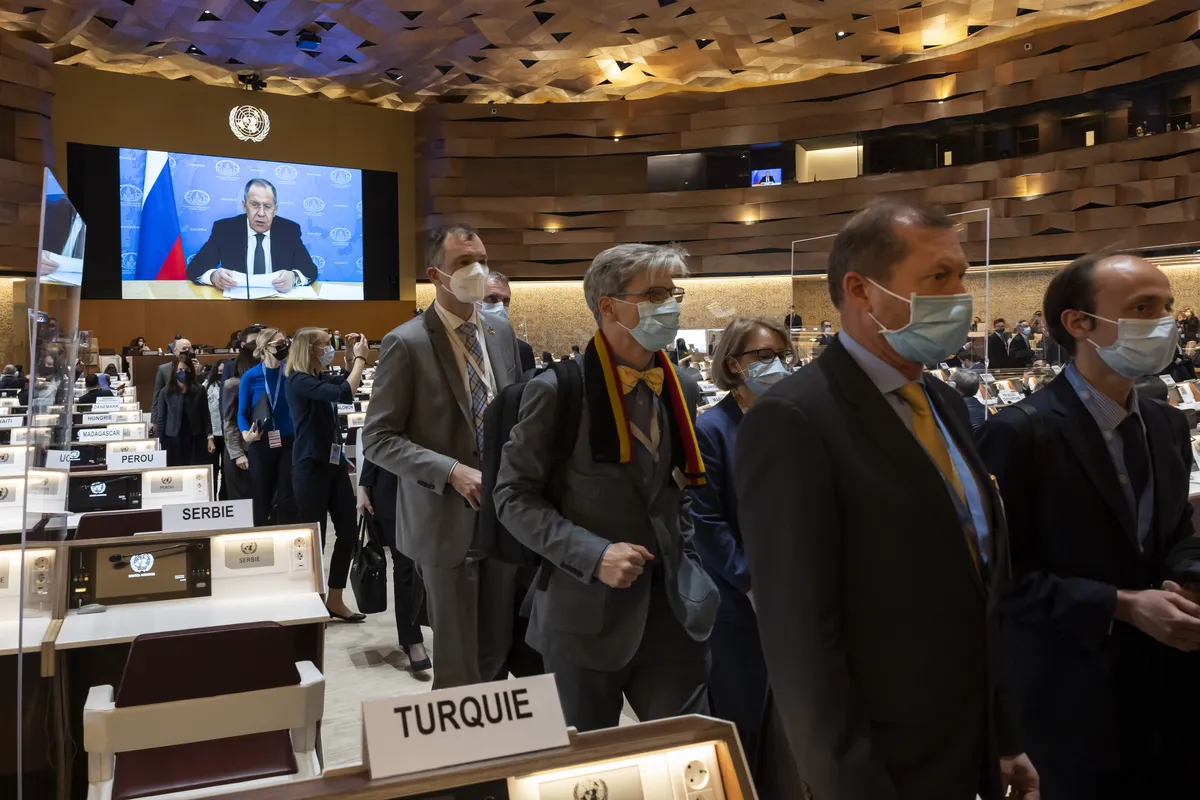 На конференции по разоружению в Женеве 1 марта мир показал российским властям, насколько ему надоело слушать их постоянное вранье