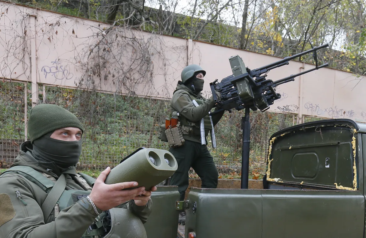 Военные одной из мобильных групп в Николаеве