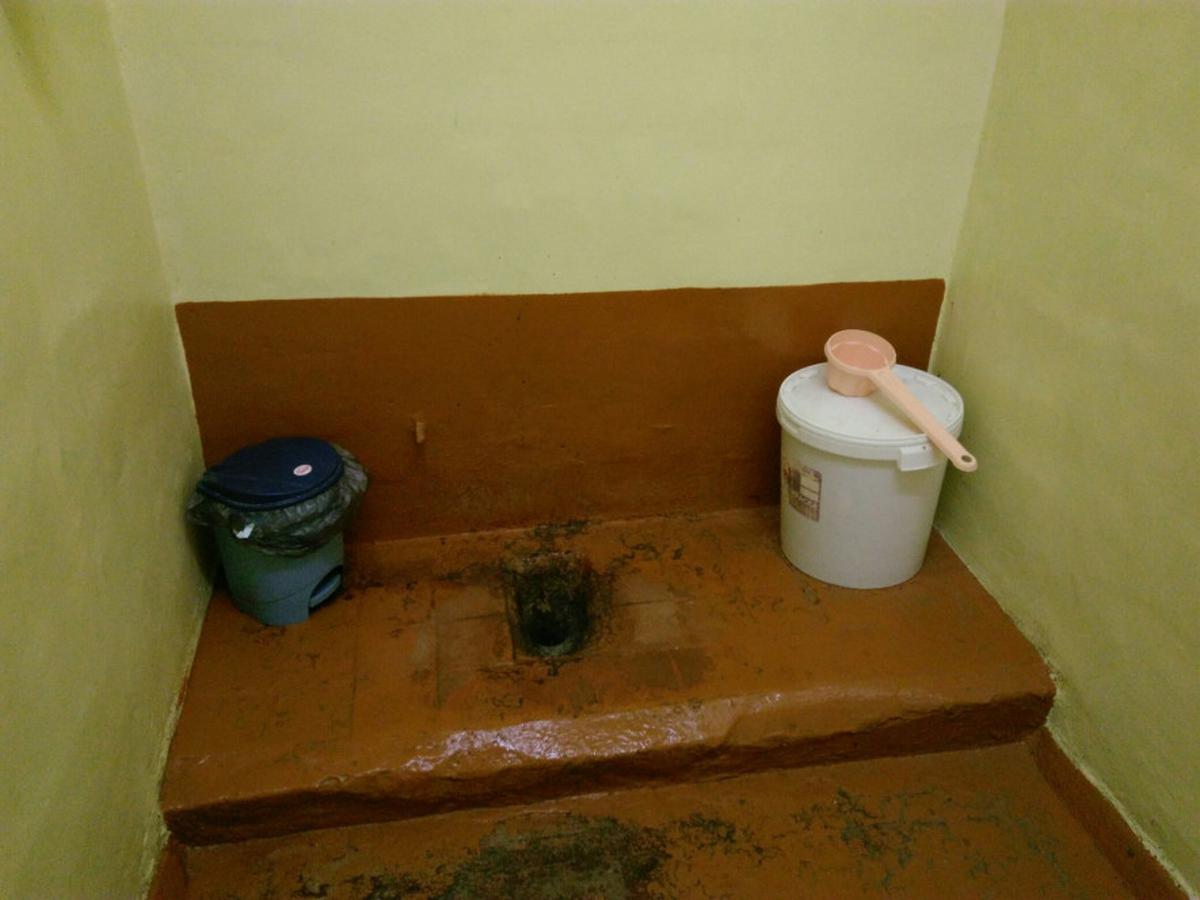 Туалеты в ляскельской школе, республика Карелия