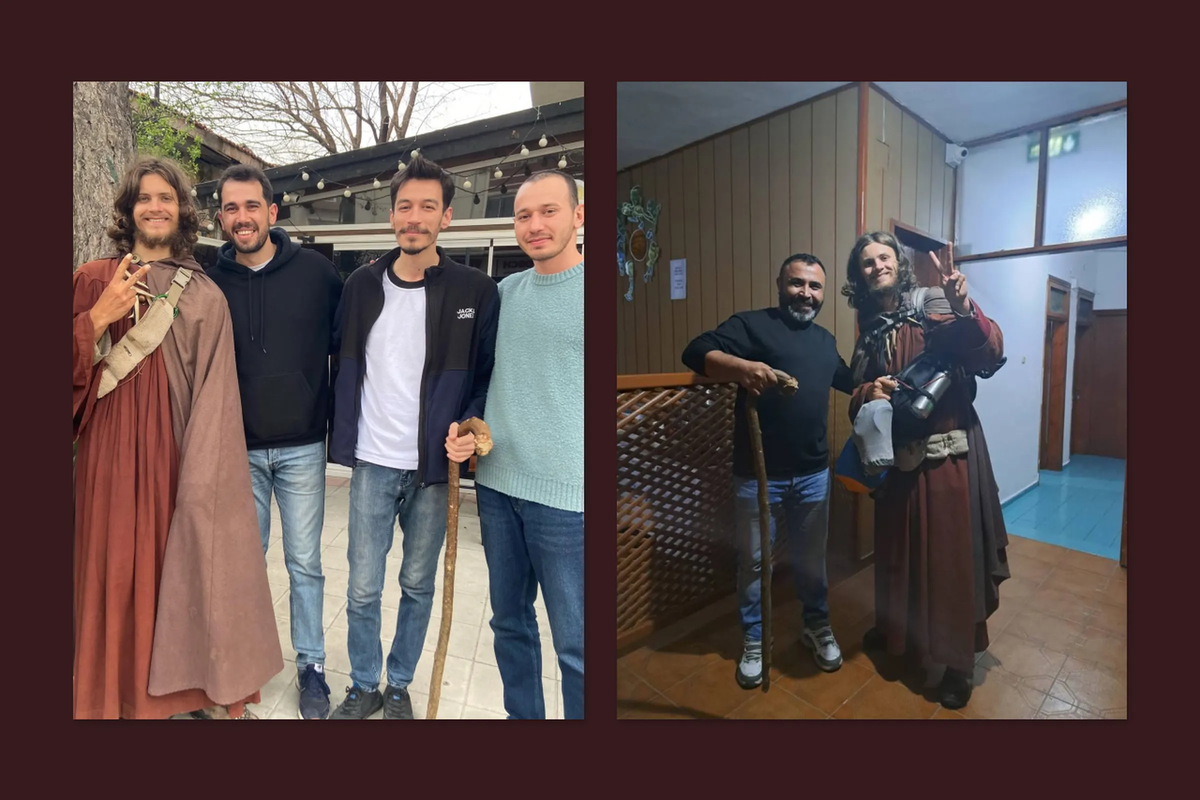 One Turkish man captioned his post: “The crazy world of Americans, Jesus!”
