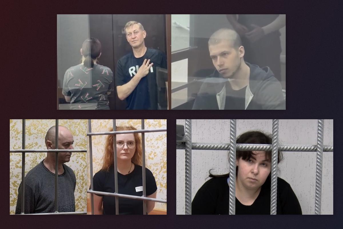The Ryzhkov family — Iryna, Oleksandr, and their 20-year-old son Valerii; the Demyanenko family — Oleksiy and his 21-year-old daughter Anzhelika; Olena Danylenko, a mother of four underage children
