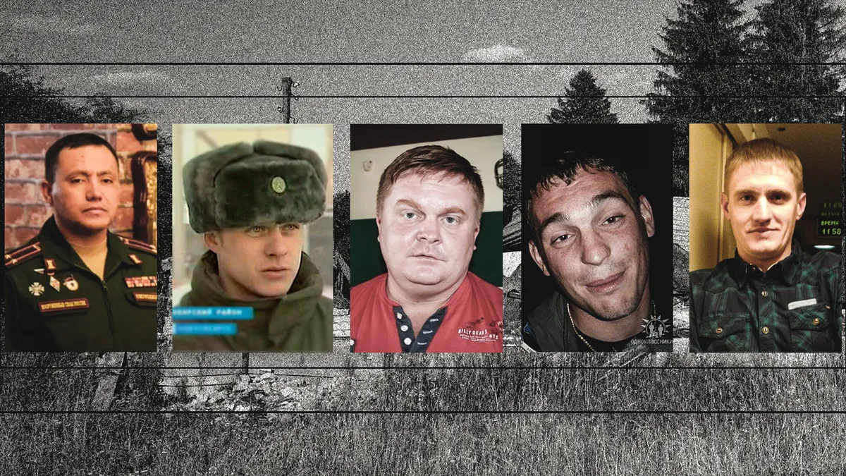 Commanders of 64th Motorized Rifle Brigade (left to right): Azatbek Omurbekov, Sergey Dmitrenko, Vyacheslav Klobukov, Denis Romanenko, Andrey Prokurat