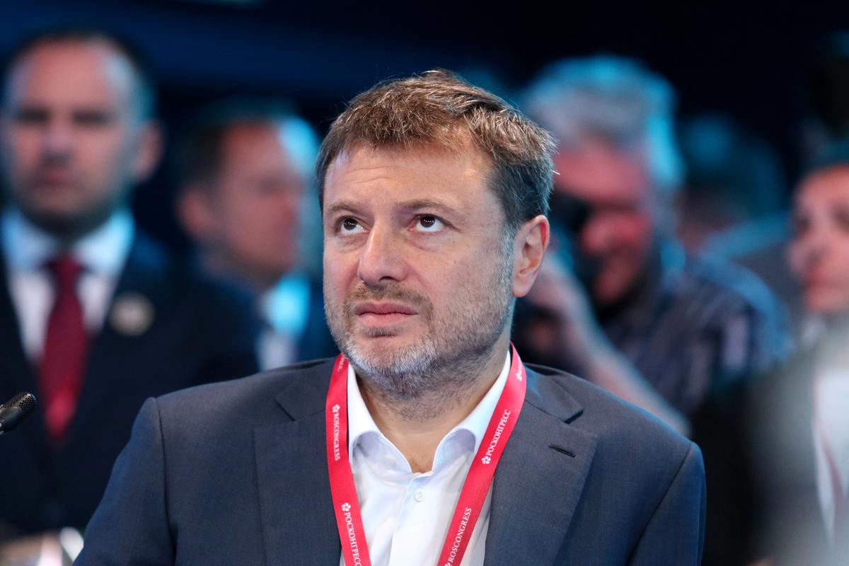 Sergey Khotimsky on the session “IPOs of State-Run Companies and Attracting Foreign Investors”, SPIEF-2025. 