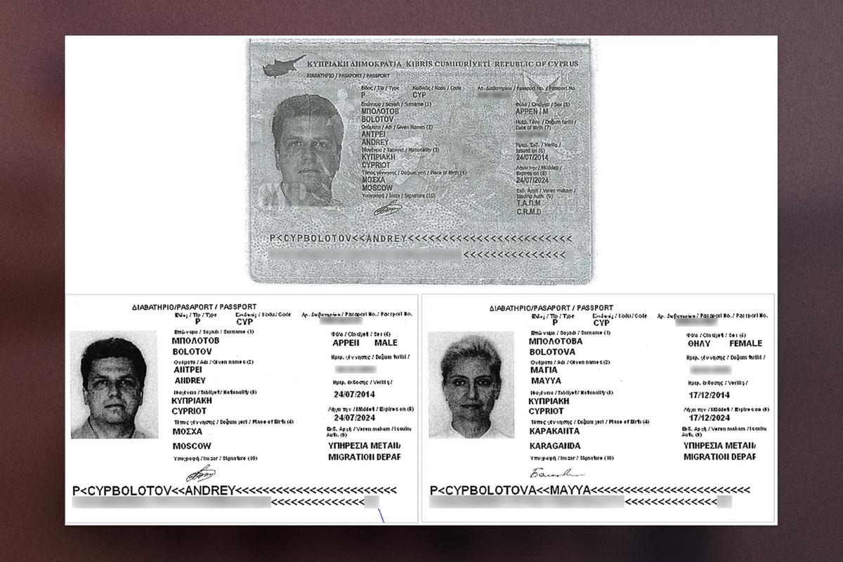 Кипрские паспорта дочери руководителя «Транснефти» Майи Болотовой и ее теперь уже бывшего мужа Андрея Болотова