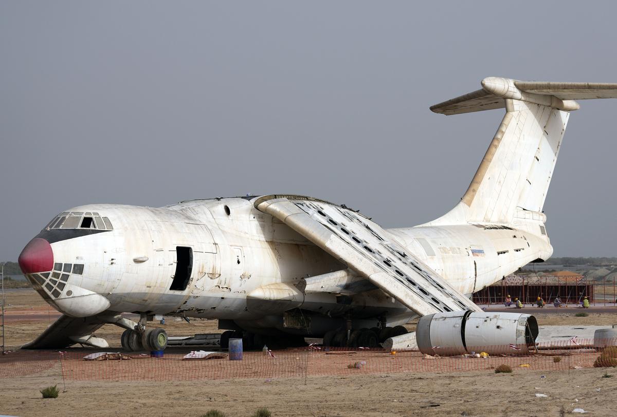 Один из самолетов, который раньше был связан с Виктором Бутом, в ОАЭ