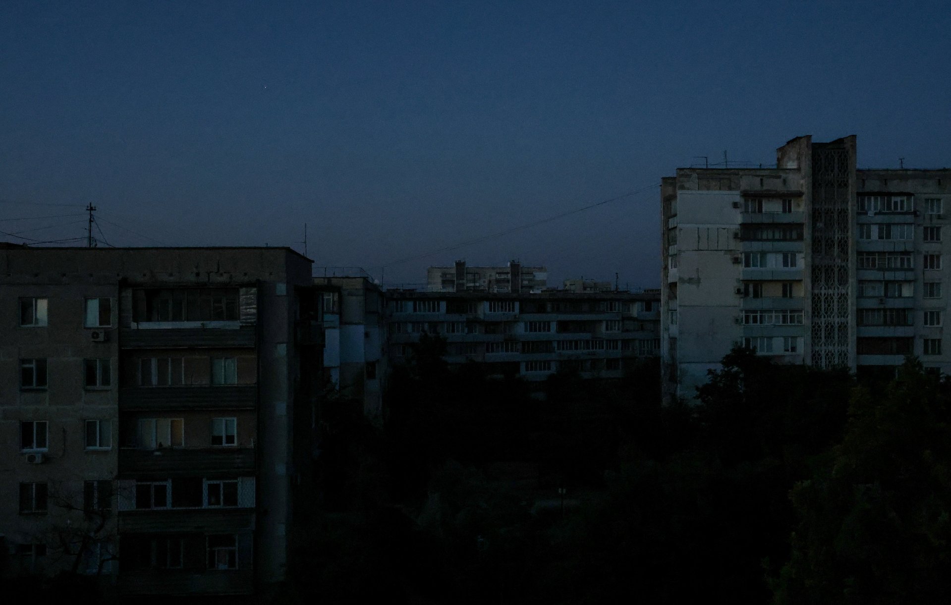 Евпатория ночью