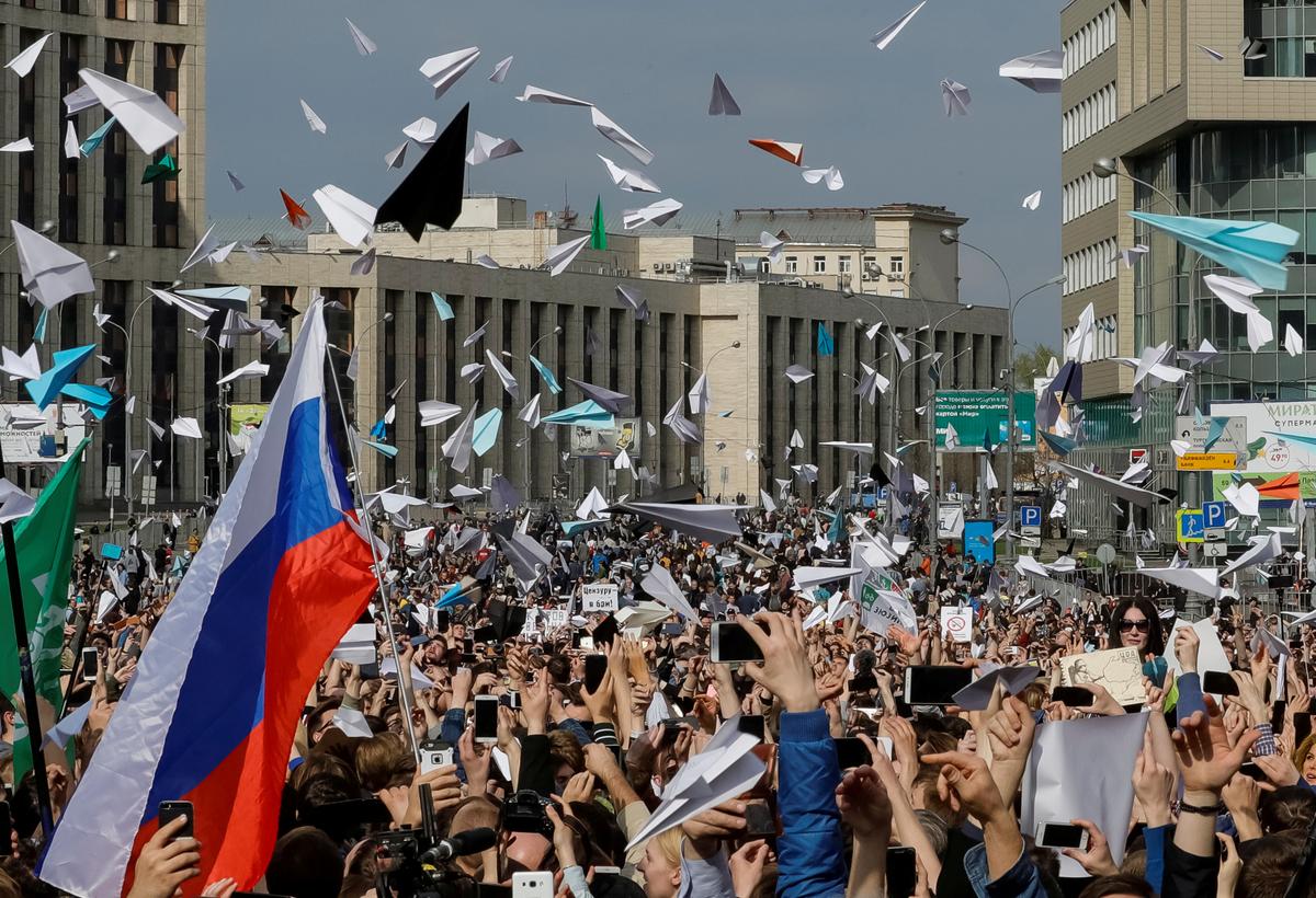 В 2018 году попытка заблокировать «Телеграм» привела к протестам