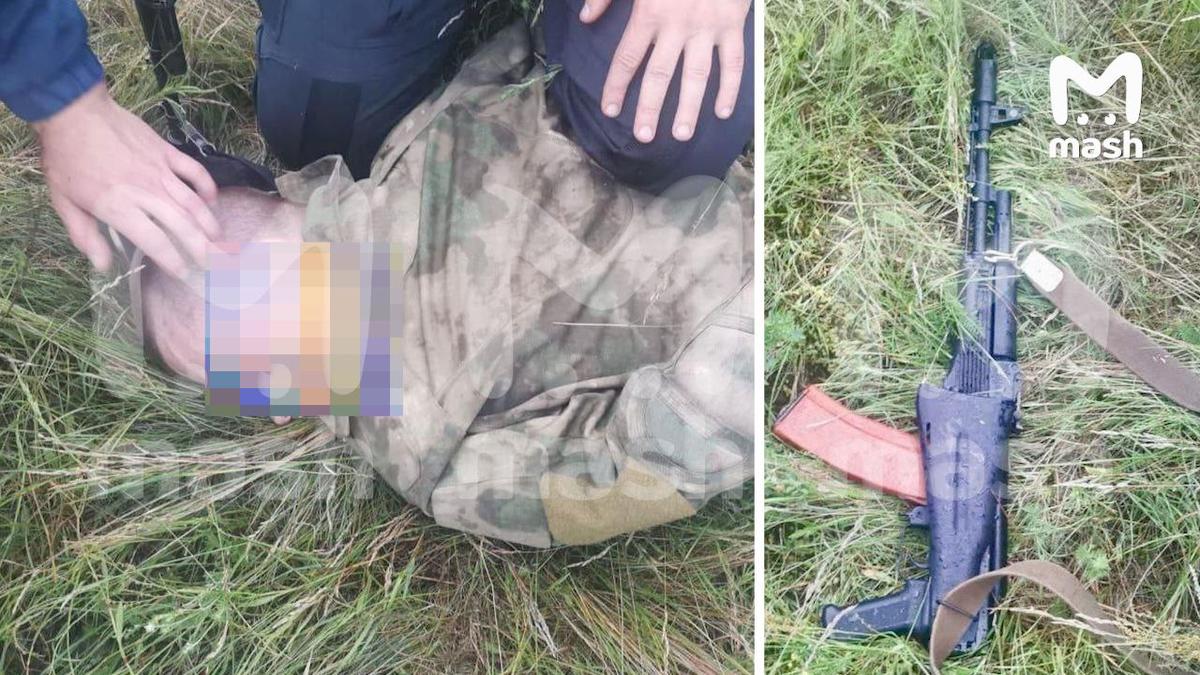 Задержанный мужчина, стрелявший по верующим в районе Оптиной пустыни
