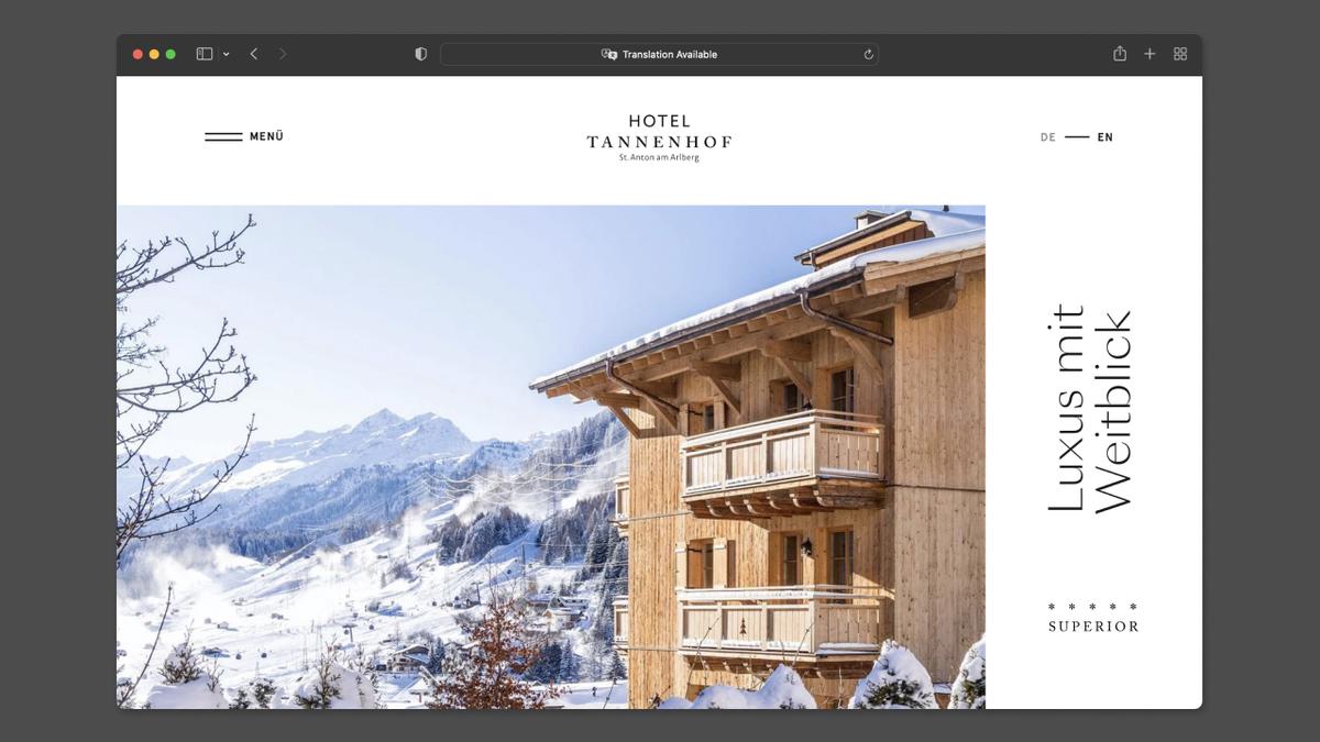 Австрийский отель Tannenhof