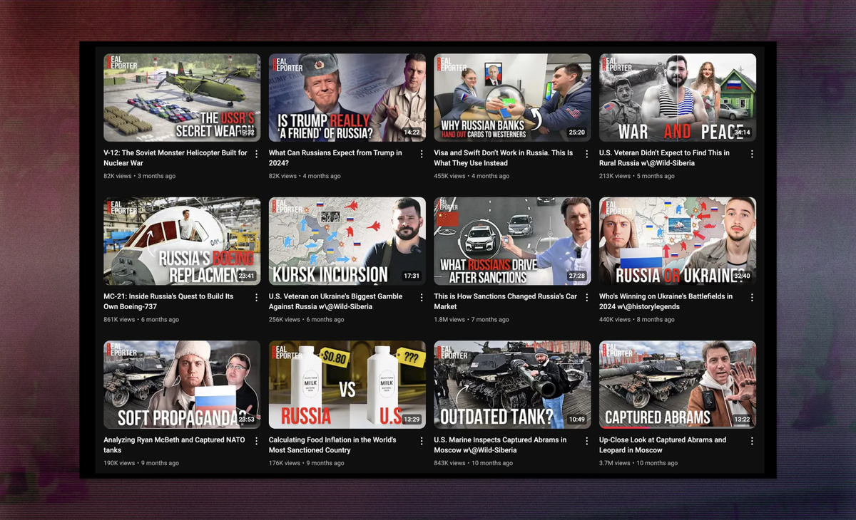Real Reporter has almost 300,000 subscribers
