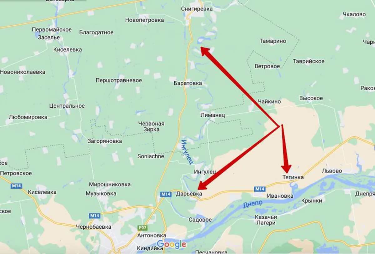 Где в Херсонской области взорвали мосты