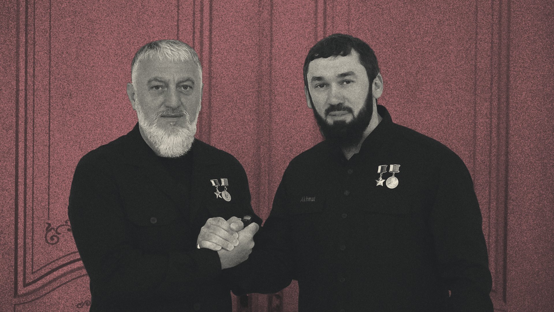 Адам Делимханов (слева) и Магомед Даудов