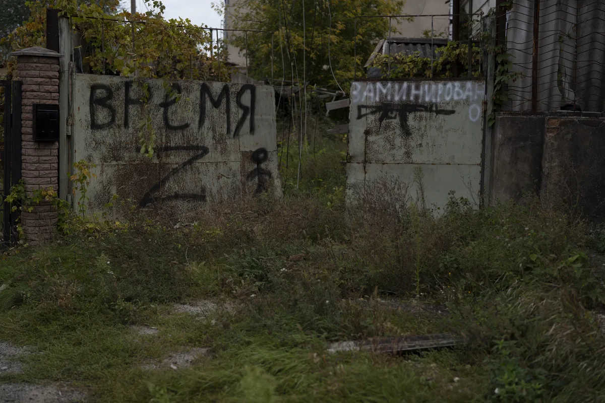 Большая Александровка после освобождения, 12 октября 2022 года