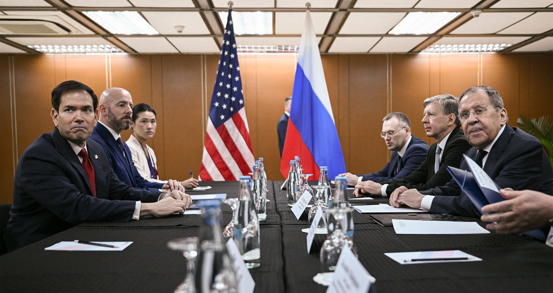 Переговоры госсекретаря США Марко Рубио и министра иностранных дел России Сергея Лаврова. Манила, Филиппины, 23 июля 2026