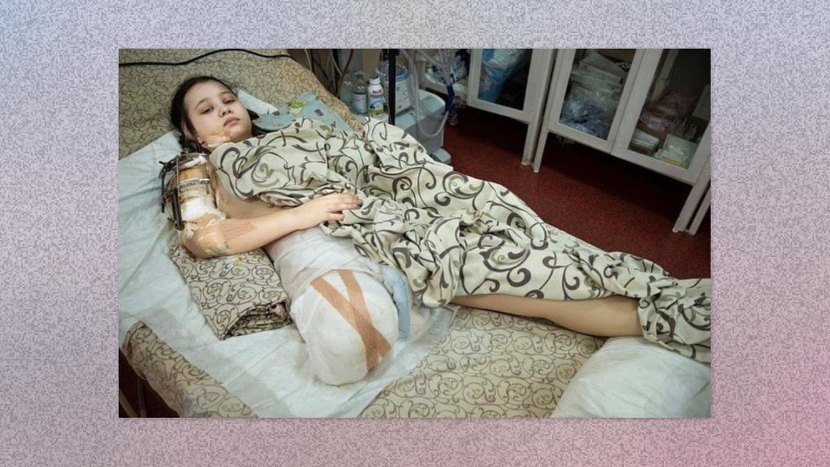 Маша Фещенко в больнице