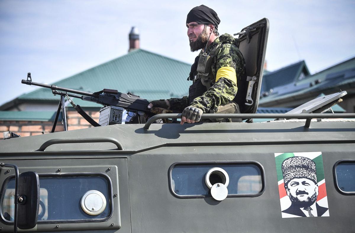 Тренировка чеченского спецназа в университете, 2019 год