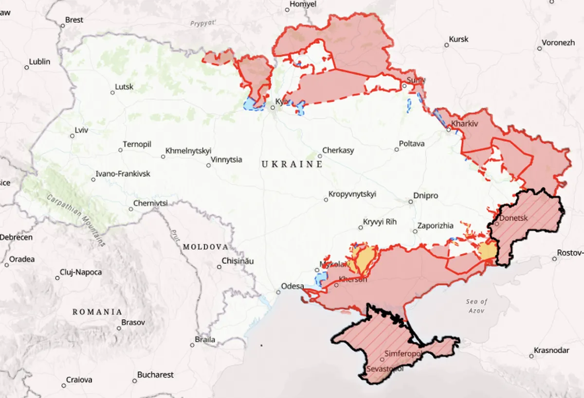 Карта украины 4 ноября. Территория России и Украины. Территория Украины под контролем России. Захваченные территории Украины. Российские территории на Украине.