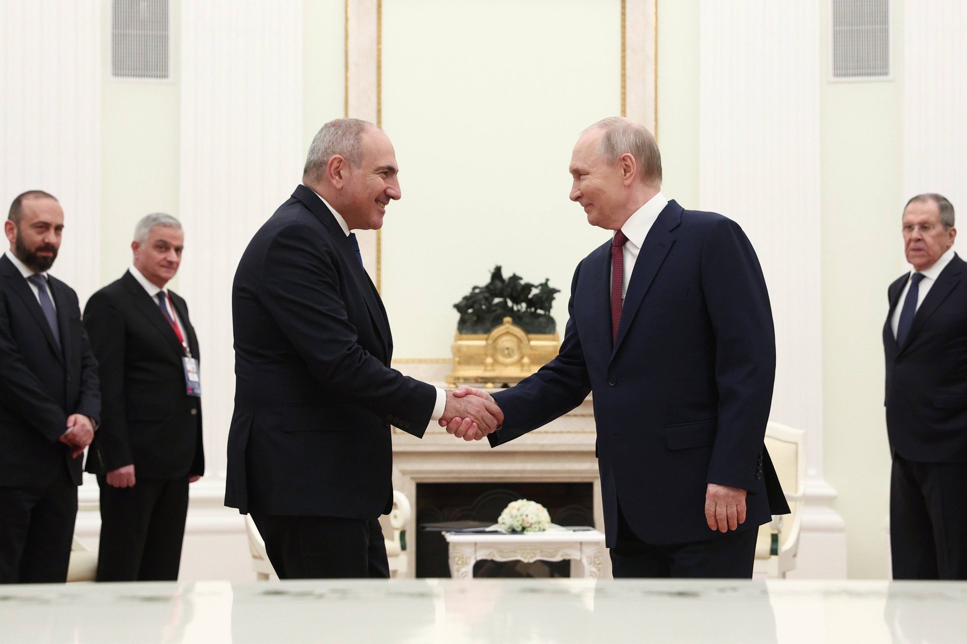 Встреча Никола Пашиняна с Владимиром Путиным в Кремле, 1 апреля