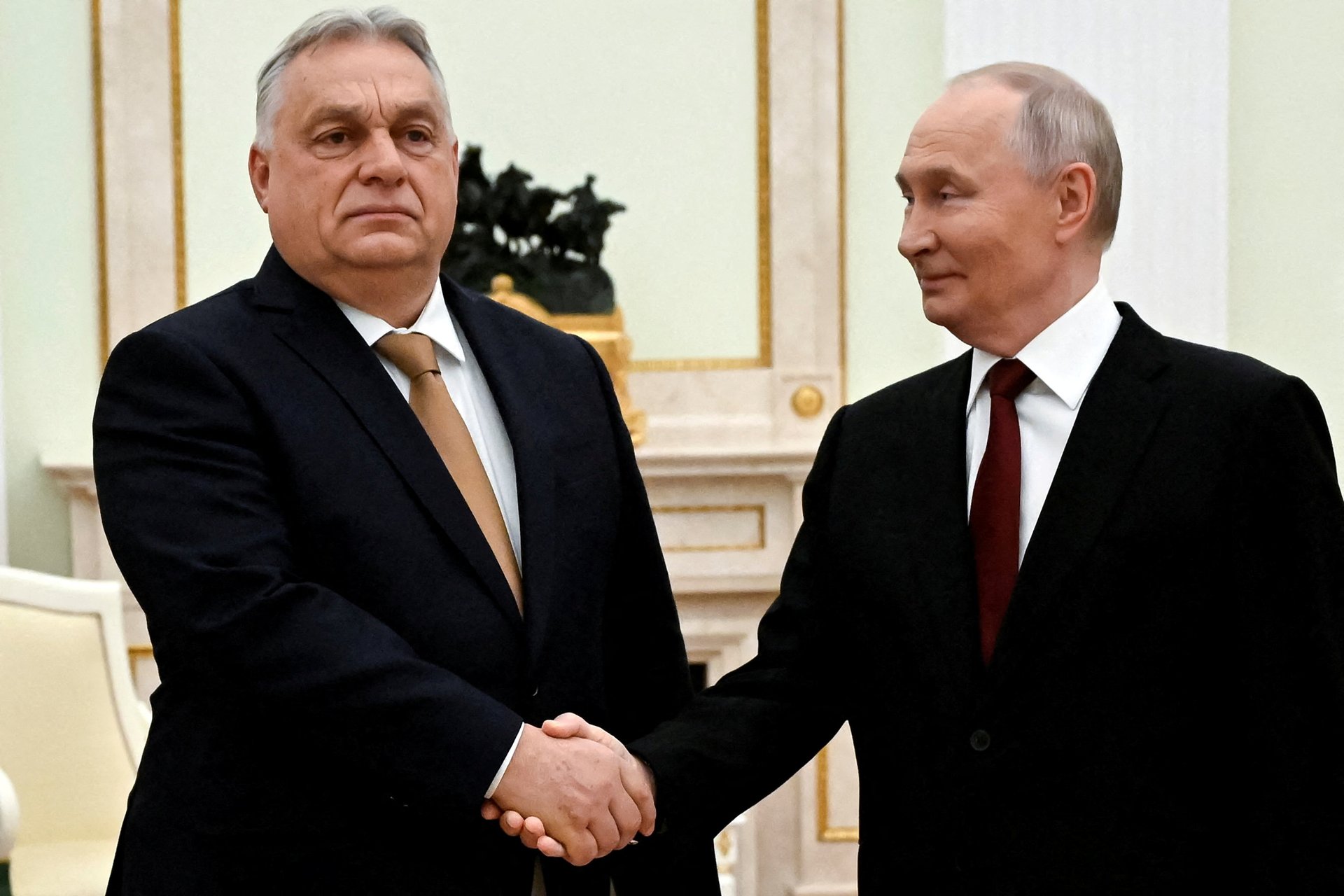 Орбан и Путин в Москве, ноябрь 2025 года