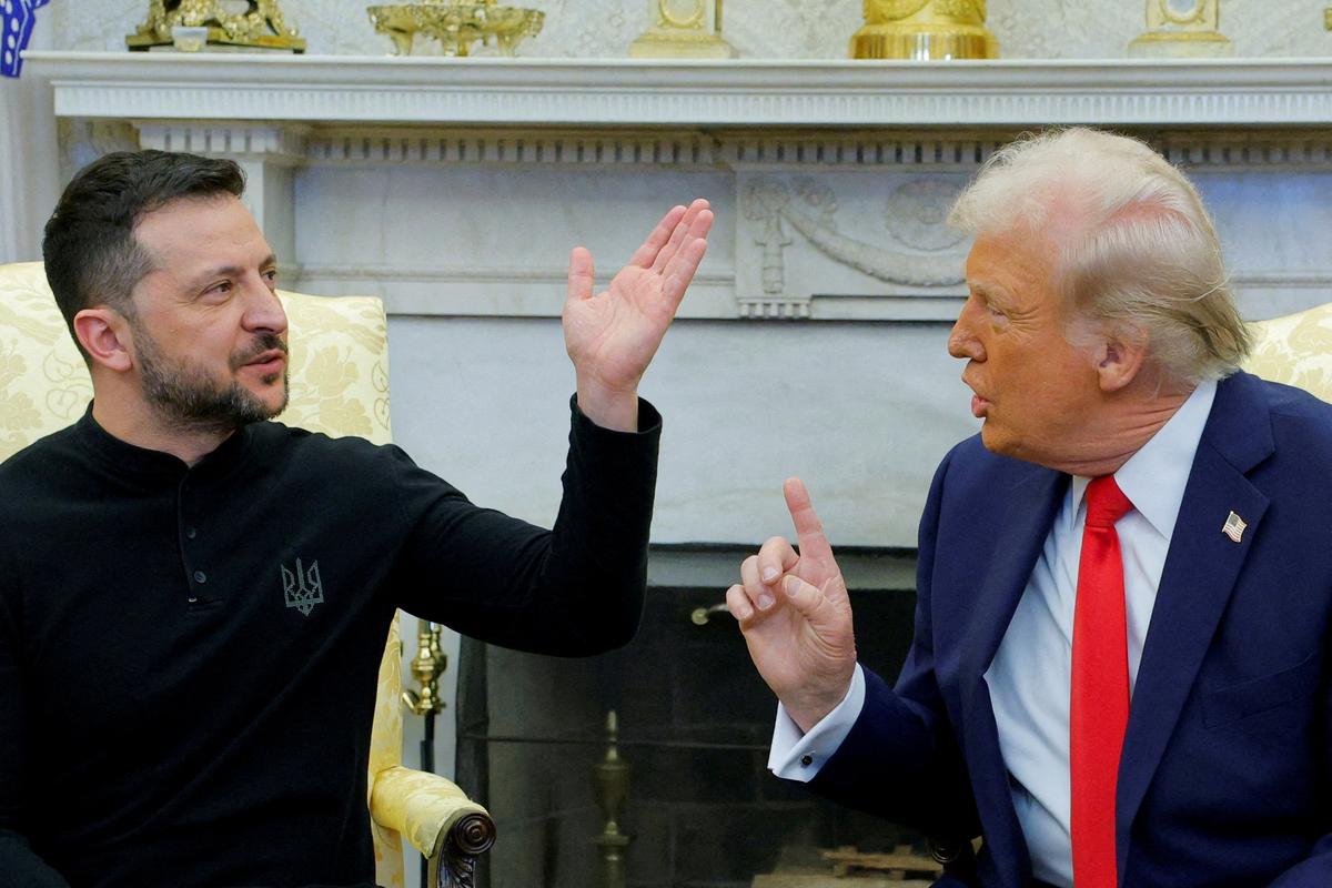 Перепалка Владимира Зеленского и Дональда Трампа 28 февраля