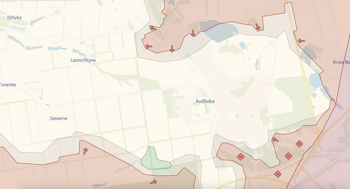 Ситуация под Авдеевкой