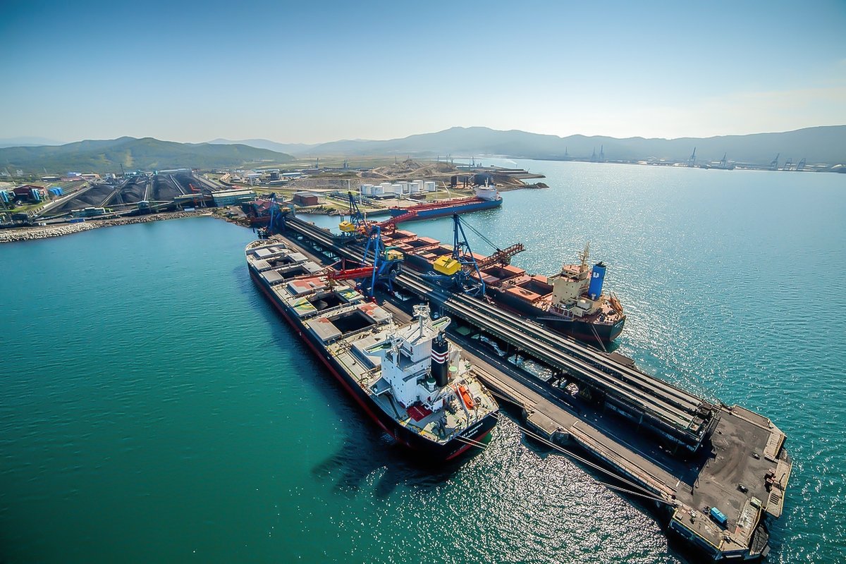 A view of Vostochny Port in the Russian Far East.