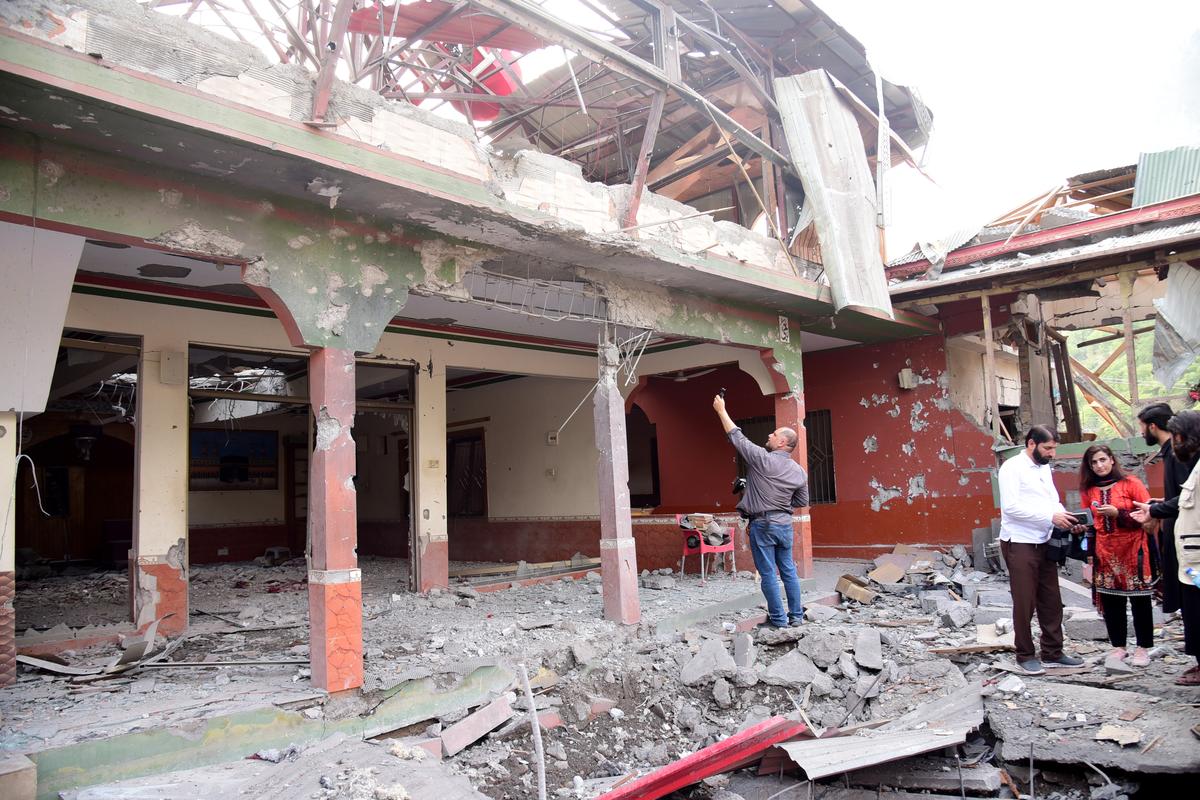 Последствия индийской атаки в Музаффарабаде, Кашмир