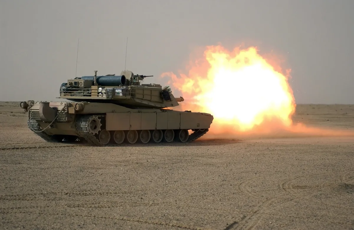 Американский танк Abrams в Ираке, 2006 год