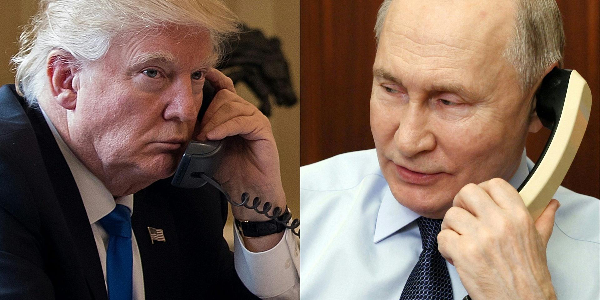 Первый телефонный разговор Трампа и Путина за два месяца. Главное