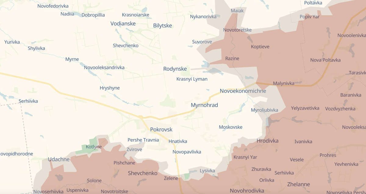 Ситуация под Покровском