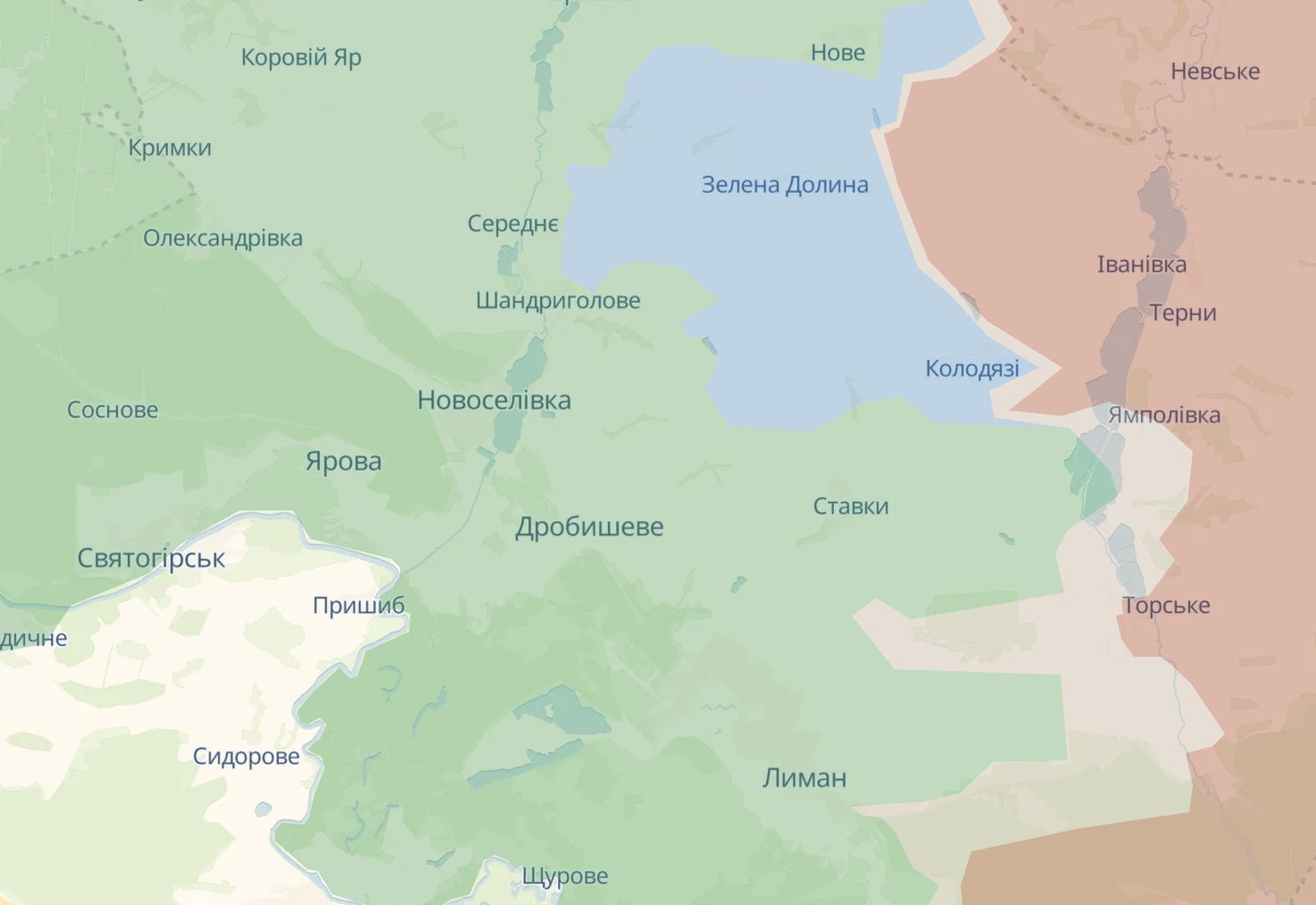 Положение под Лиманом по версии украинцев