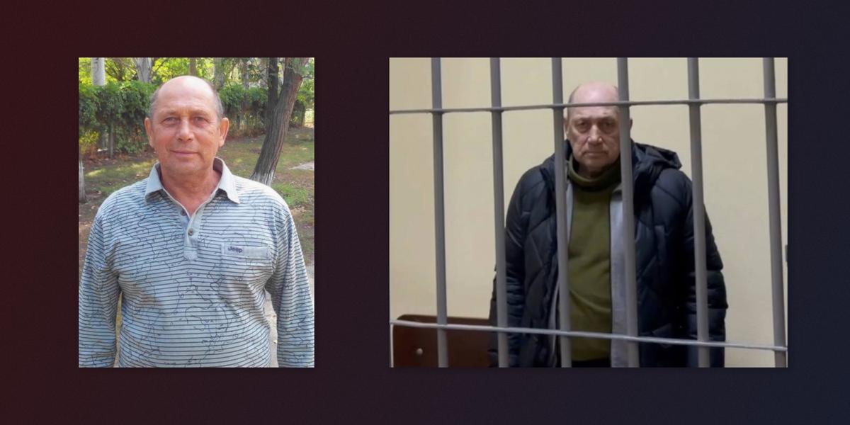 73-year-old pensioner Oleksandr Markov from the Zaporizhzhia Oblast, convicted of “treason” for a 370-dollar transfer