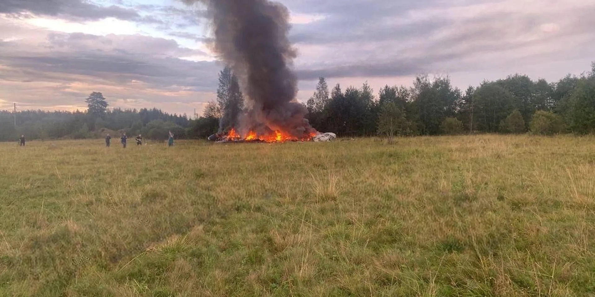 Самолет Евгения Пригожина потерпел крушение в Тверской области. Главное