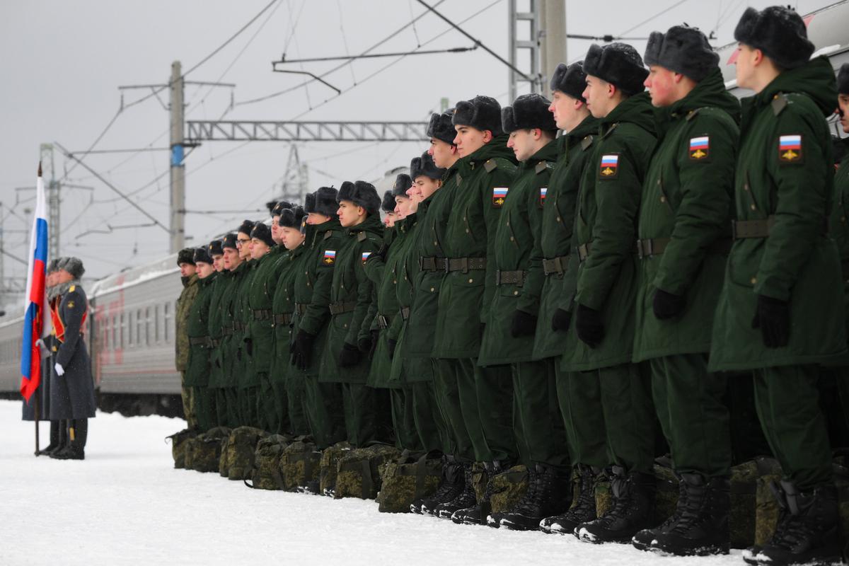 Призывники в Новосибирске, ноябрь 2024 года