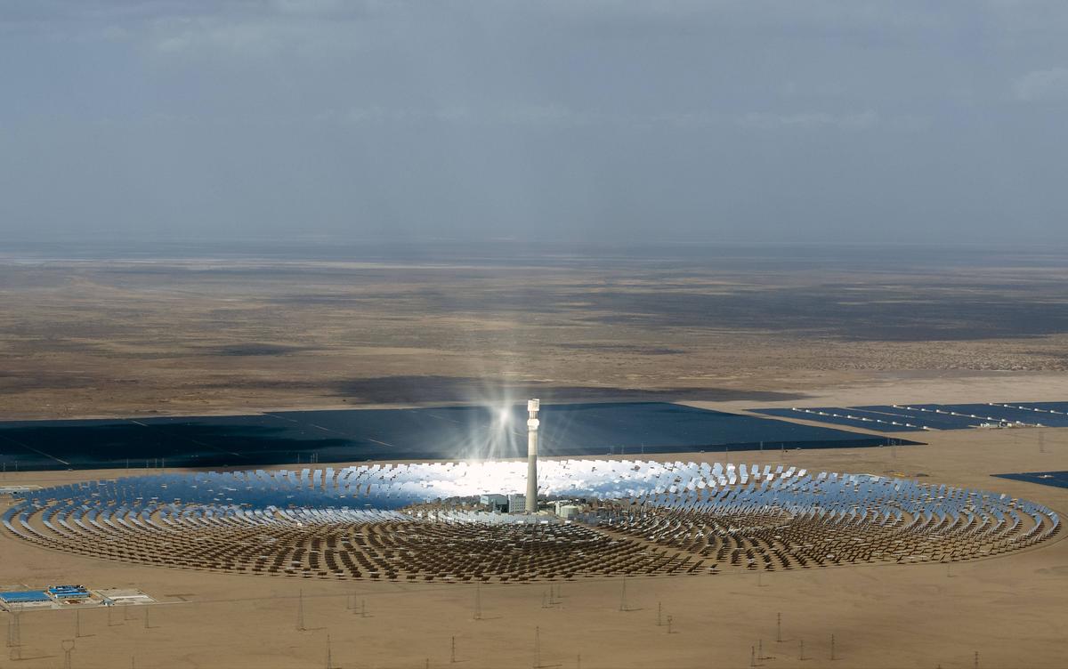 Пустыня отлично подходит для производства чистой энергии