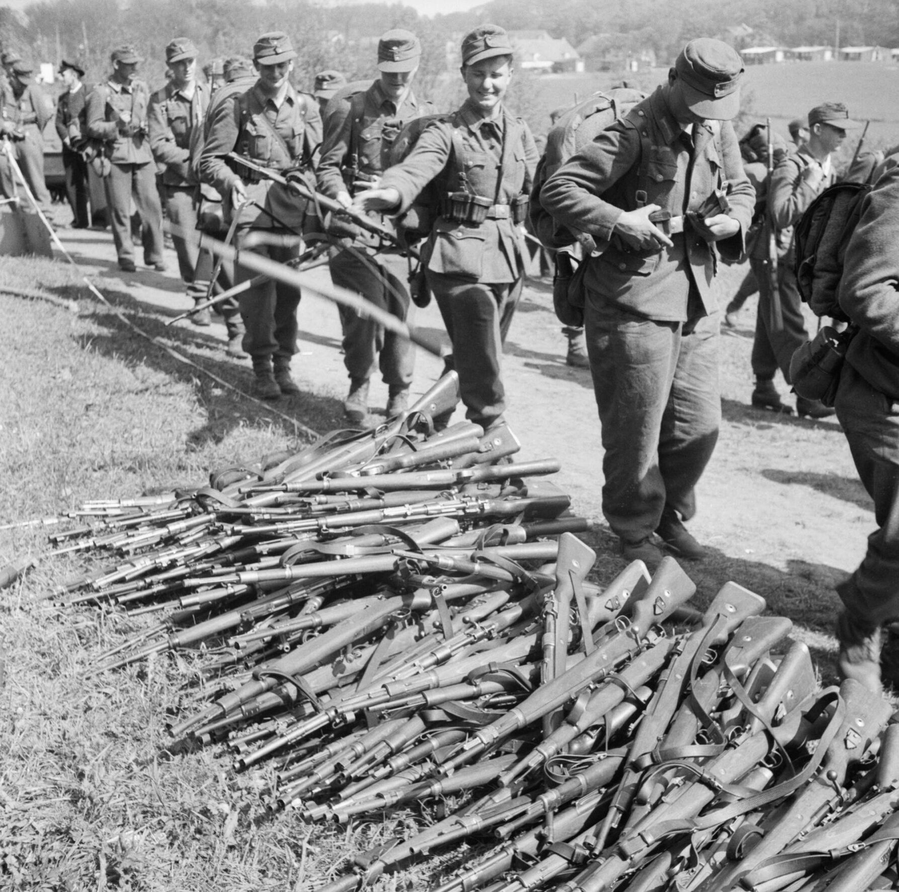 Немцы уходят из Дании, май 1945 года