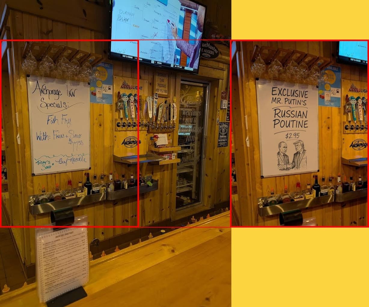 В связи со встречей в Анкоридже местное население узнало новое блюдо — путин (но попробовать его им не удалось)