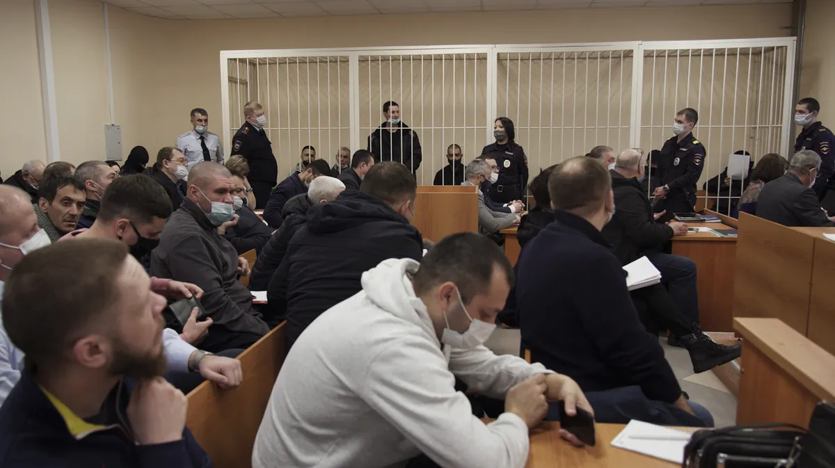 Zheleznodorozhny District Court hearing in the Samara case, 5 March 2021