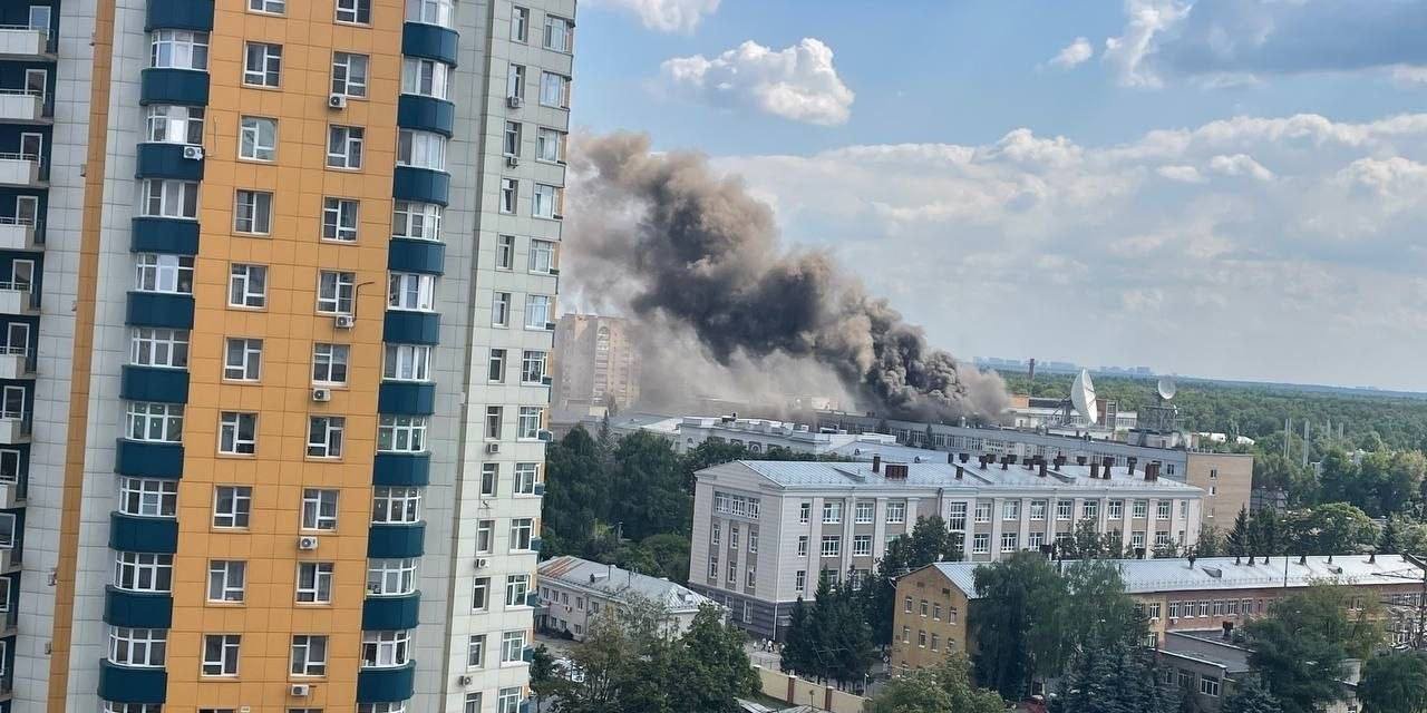 В Королеве горит головной НИИ Роскосмоса
