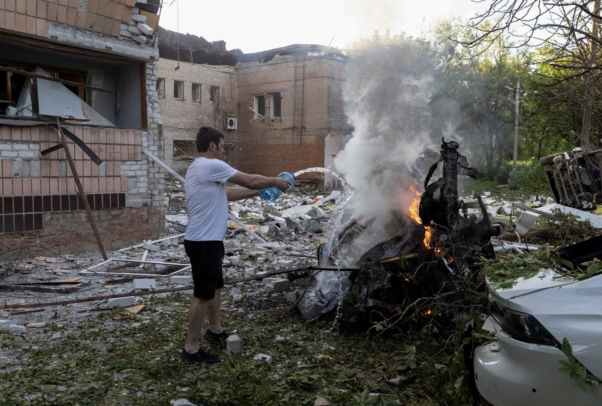 Последствия российского удара по Краматорску