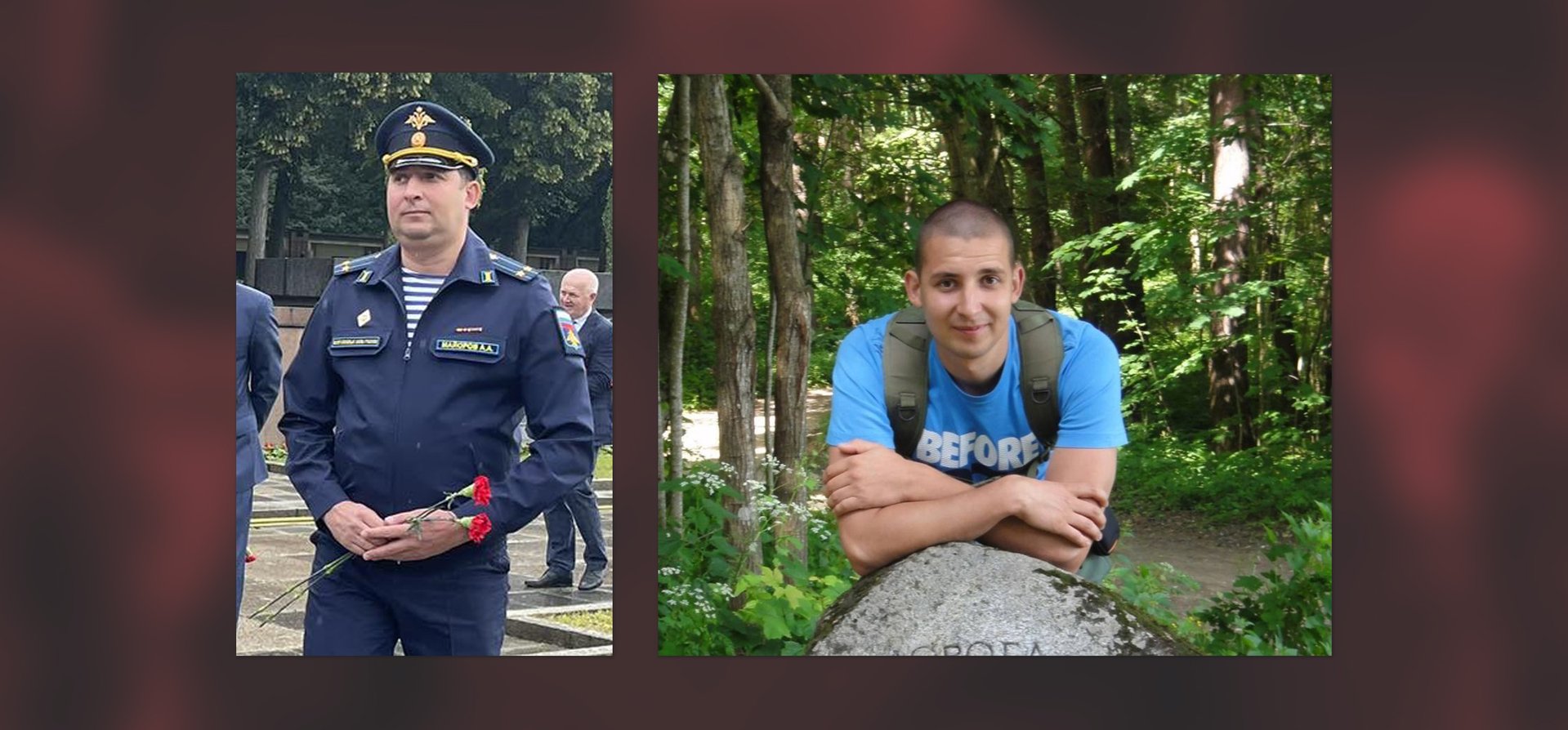 Андрей Майоров во время службы в Берлине (слева) и в самом начале службы в разведке (2016 год)