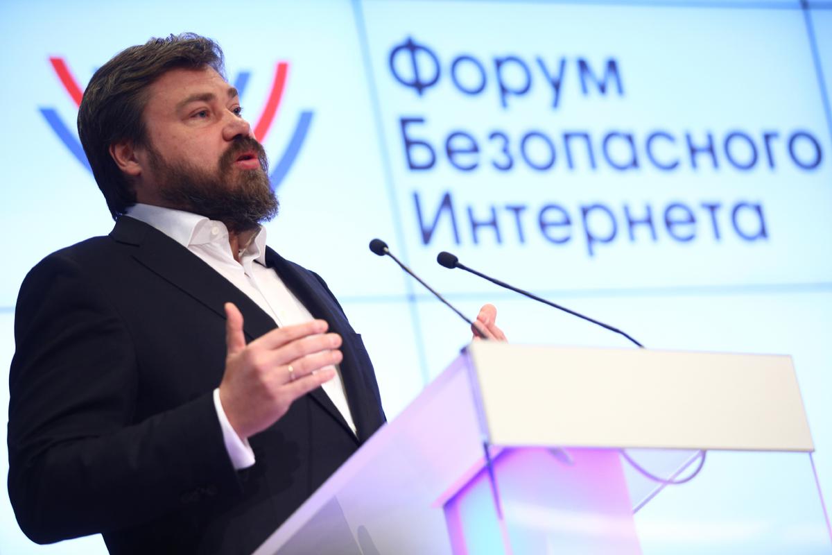 Константин Малофеев на Форуме безопасного интернета. Апрель 2019 года.