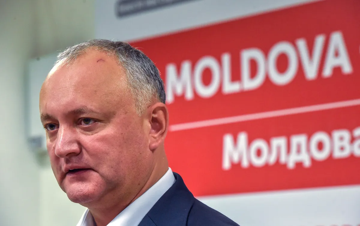 Бывший президент Молдовы Игорь Додон